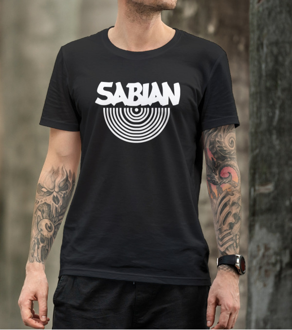 Sabian New Cymbal Logo Rings T-Shirt