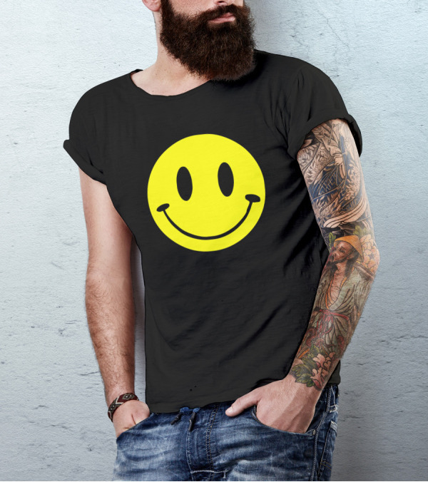 Smiley Face Yellow Icon Classic T-Shirt
