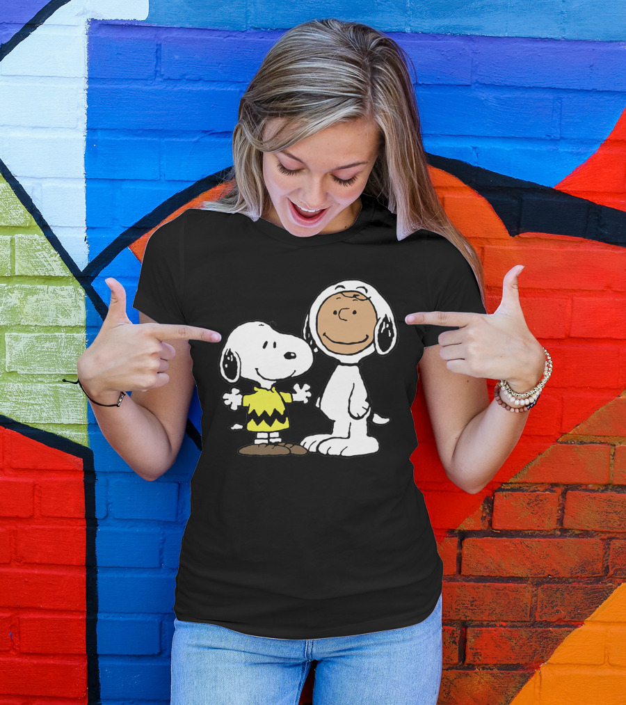 Charlie Brown Snoopy Costume Twins Peanuts T-Shirt