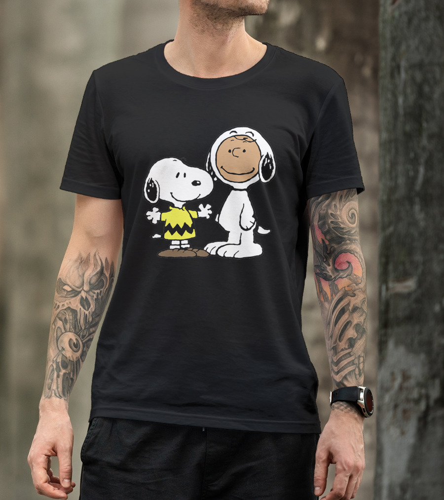 Charlie Brown Snoopy Costume Twins Peanuts T-Shirt