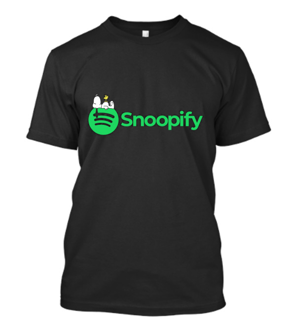Snoopify Snoopy Woodstock Spotify T-Shirt