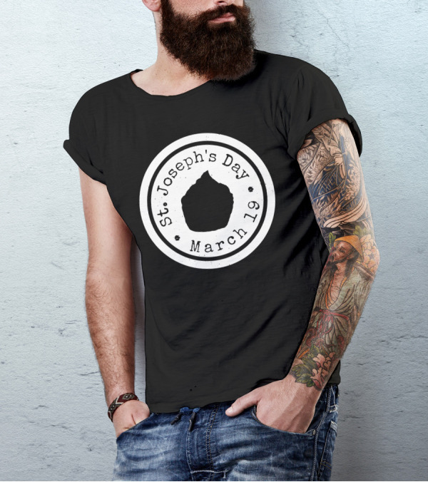 St Joseph's Day March 19 Sfingi Pastry Enthusiast Celebration T-Shirt