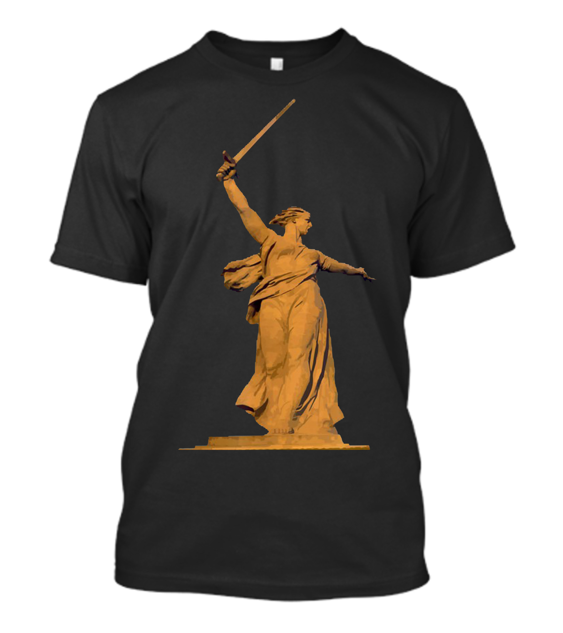 The Motherland Calls Monument Battle Of Stalingrad Sword In Hand T-Shirt