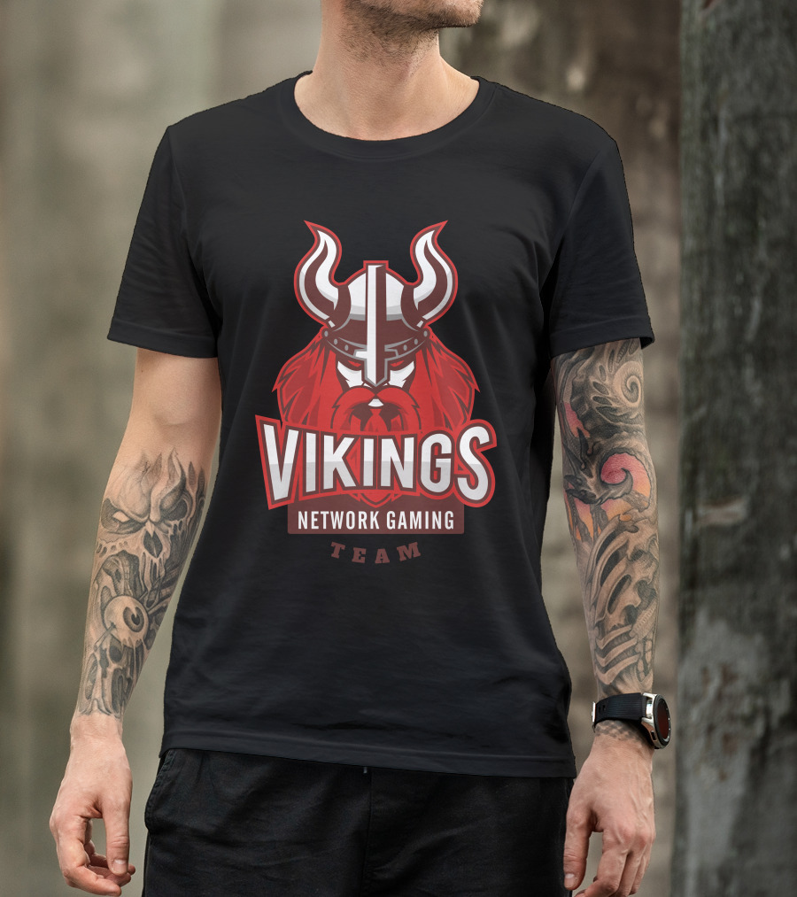 Vikings Network Gaming Team Viking Game T-Shirt
