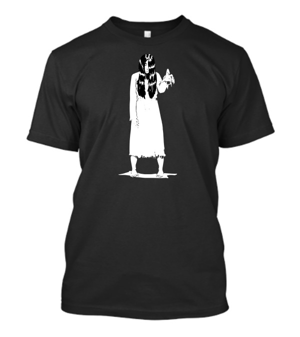 Well Girl Creepy Long-Haired Figure T-Shirt