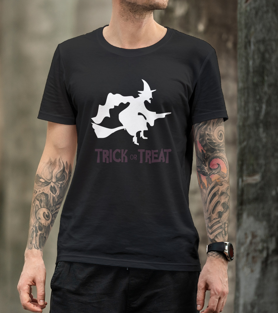 Trick Or Treat Witch Halloween Fancy T-Shirt