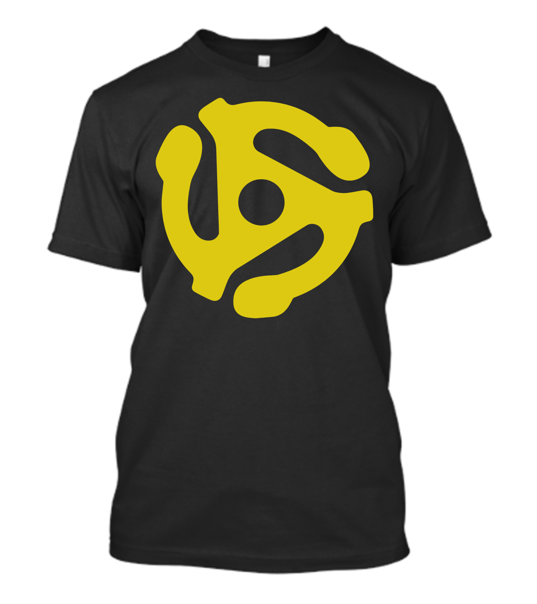 45 RPM Record Adapter Icon Retro Vinyl T-Shirt