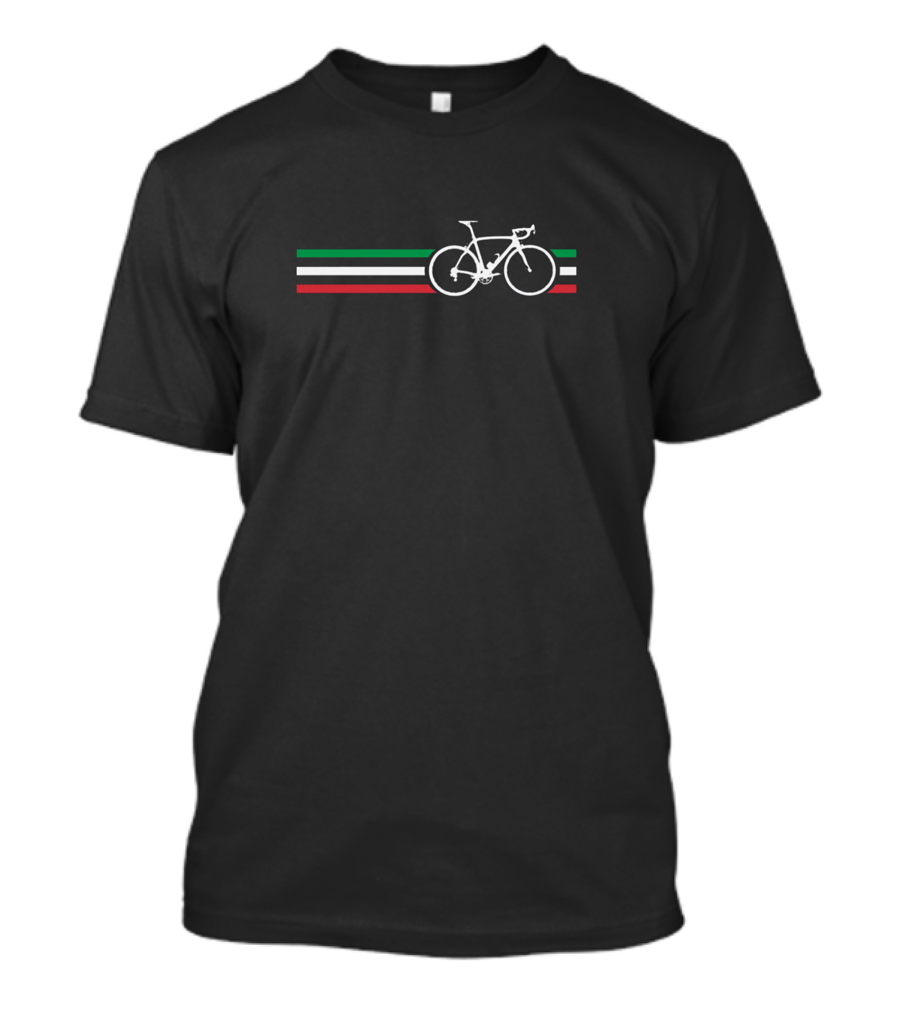 Bicycle Love Italian Stripe Racing Bike T-Shirt