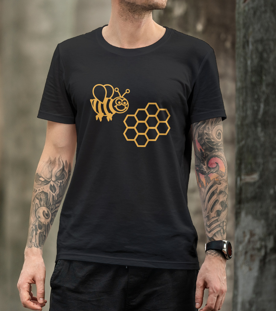 Bee Honeycomb Delightful Connection T-Shirt