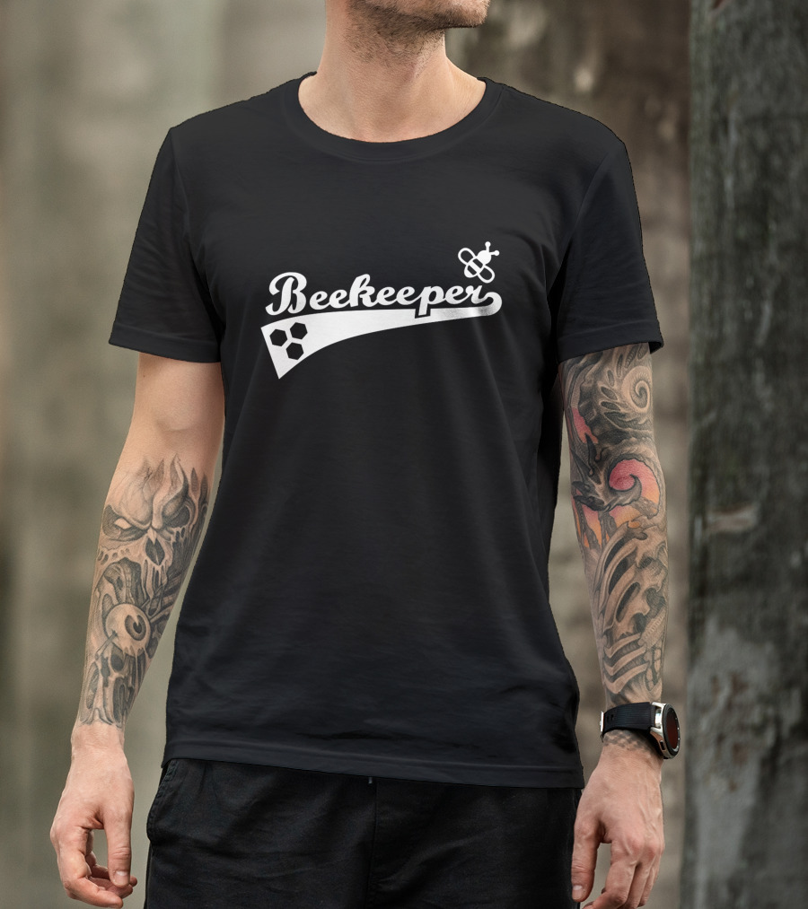 Beekeeper Honeycomb And Bee T-Shirt