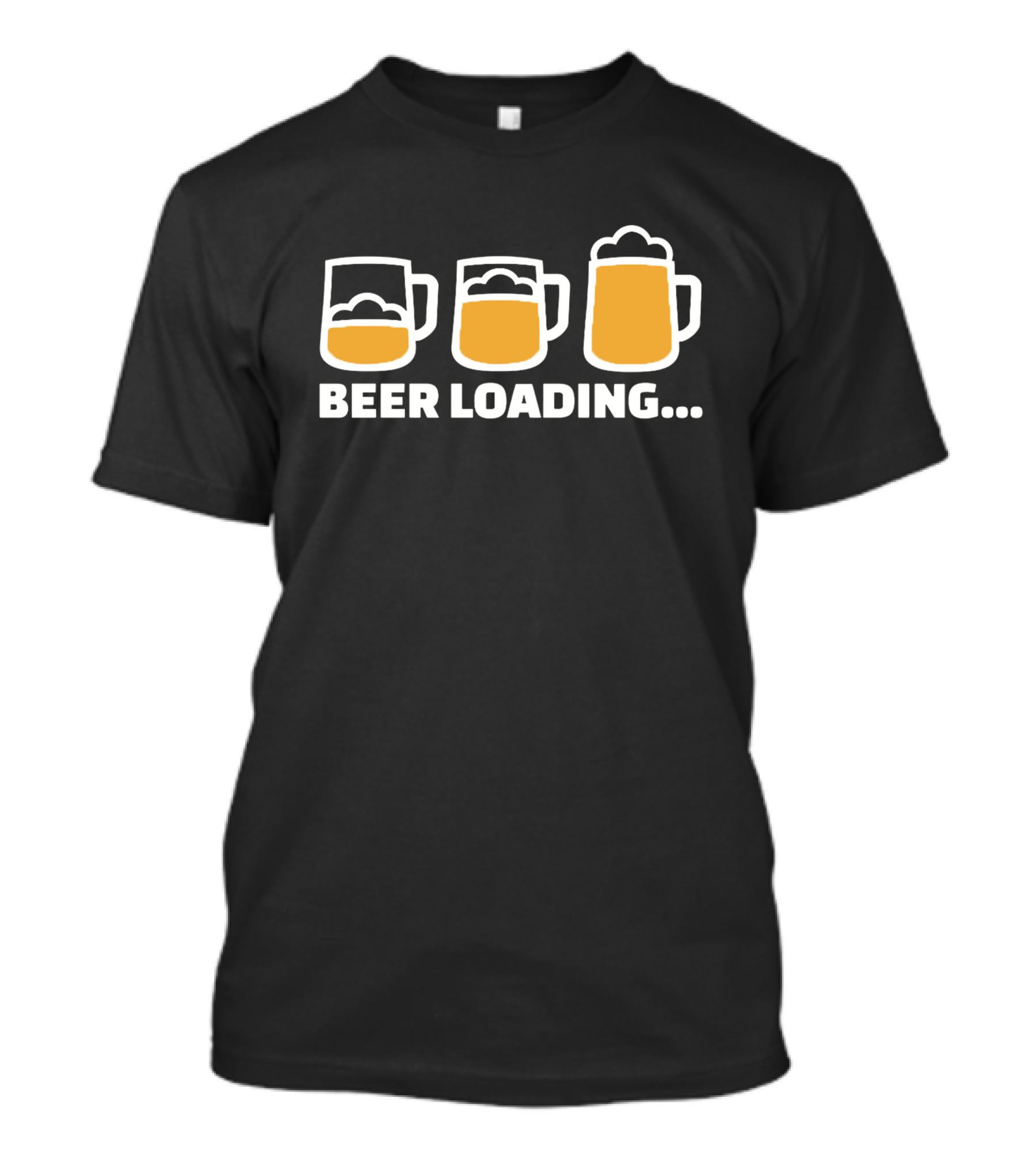 Beer Loading Progress Mugs Full T-Shirt