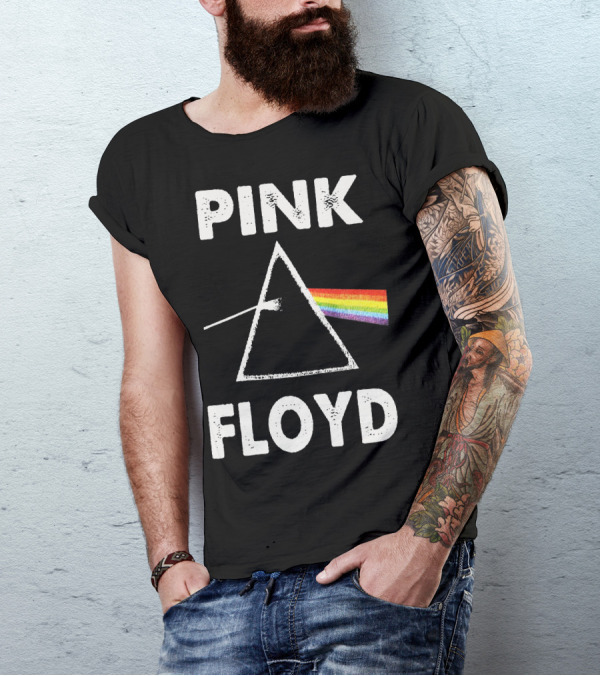 Pink Floyd Dark Side Of The Moon Prism Rainbow Classic T-Shirt