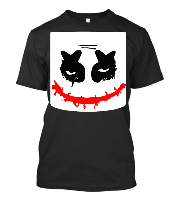 Funny DJ Smiley Face Joker Grin T-Shirt
