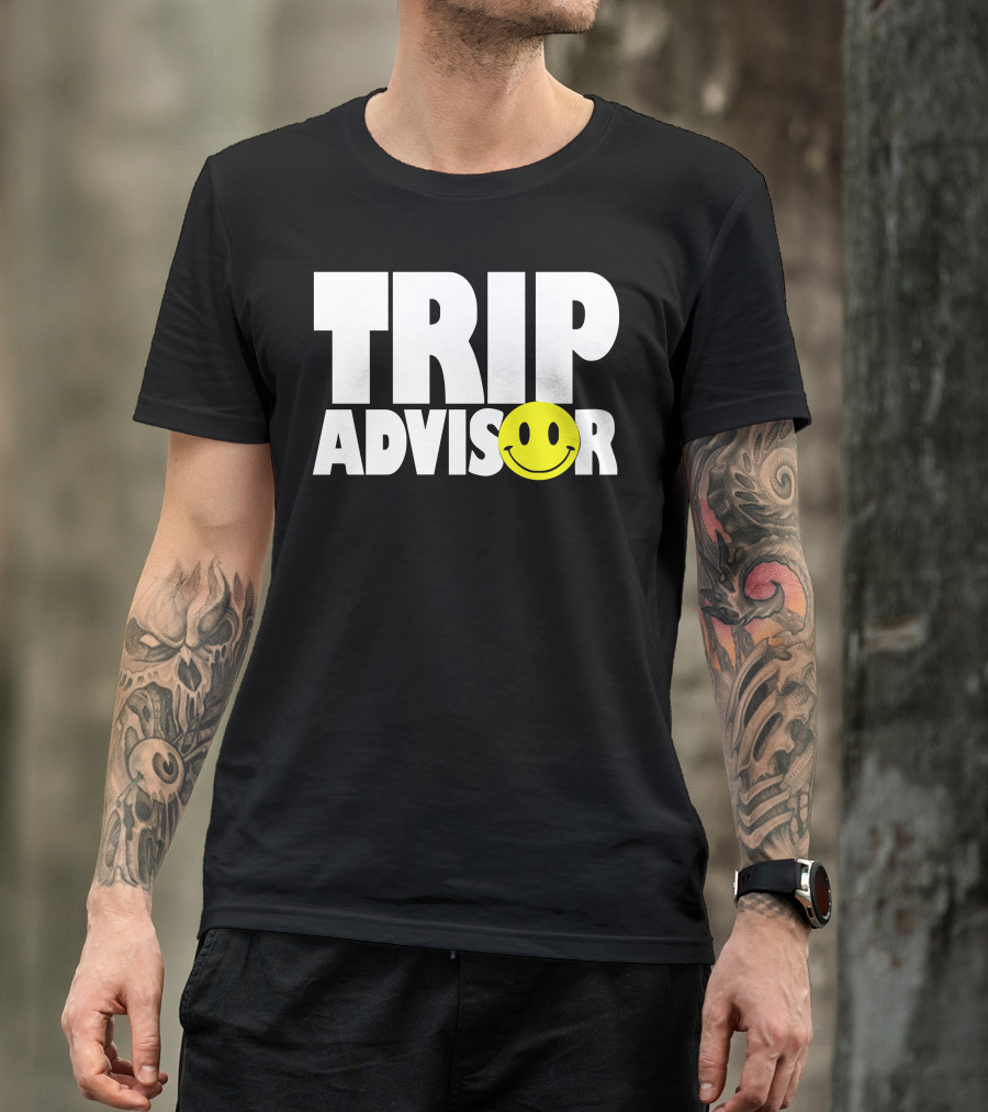 Trip Advisor Funny Smiley Ideal Birthday Present T-Shirt