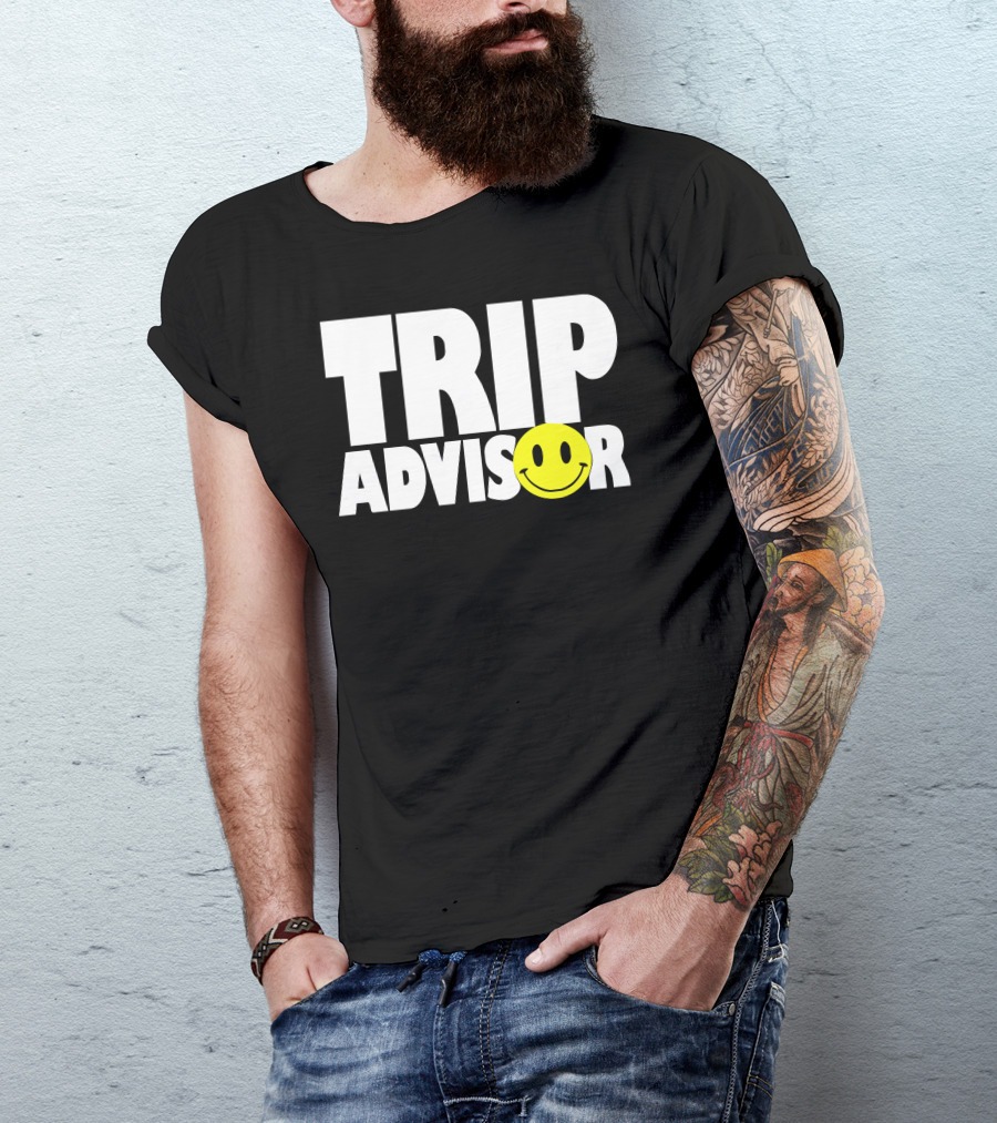 Trip Advisor Funny Smiley Ideal Birthday Present T-Shirt