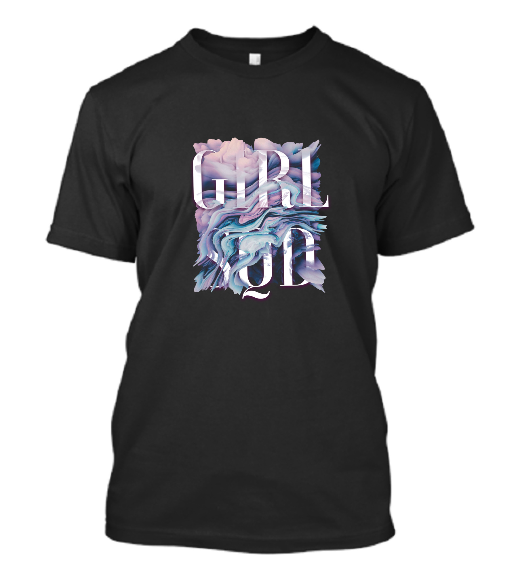 Girl Squad Sqd Wavy Pastel T-Shirt