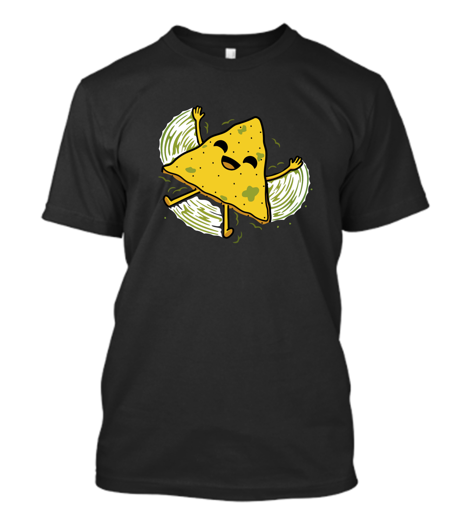 Guacamole Angel Happy Nacho Chip T-Shirt