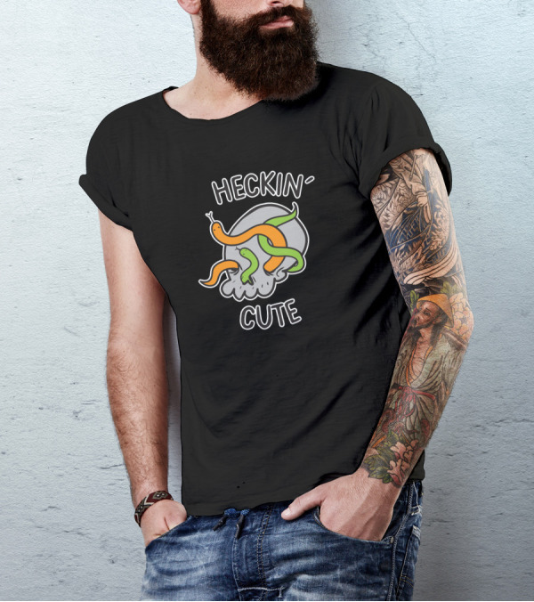 HECKIN-CUTE Snake Skull T-Shirt