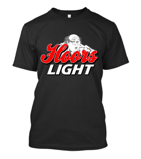 Hoors Light New Parody Design With Iconic Character In Bold Script T-Shirt