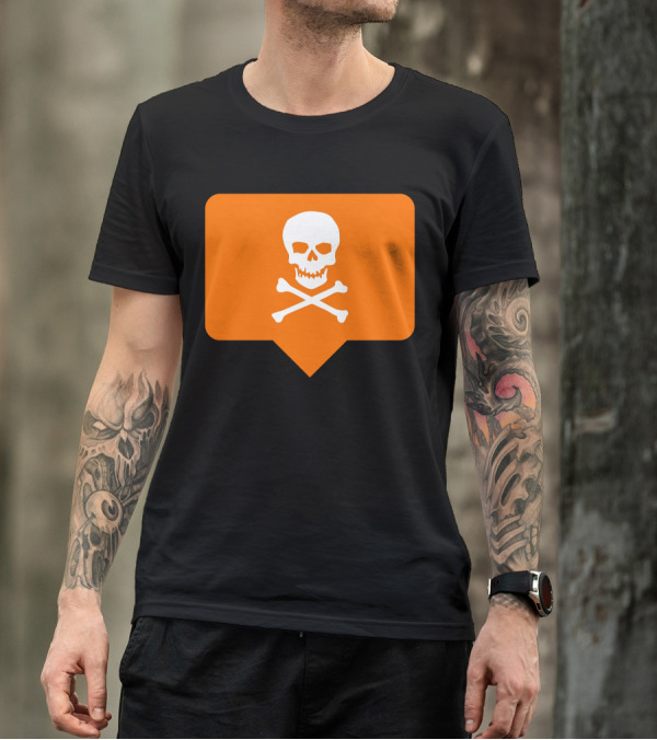 I Hate Insta Skull And Crossbones Notification T-Shirt