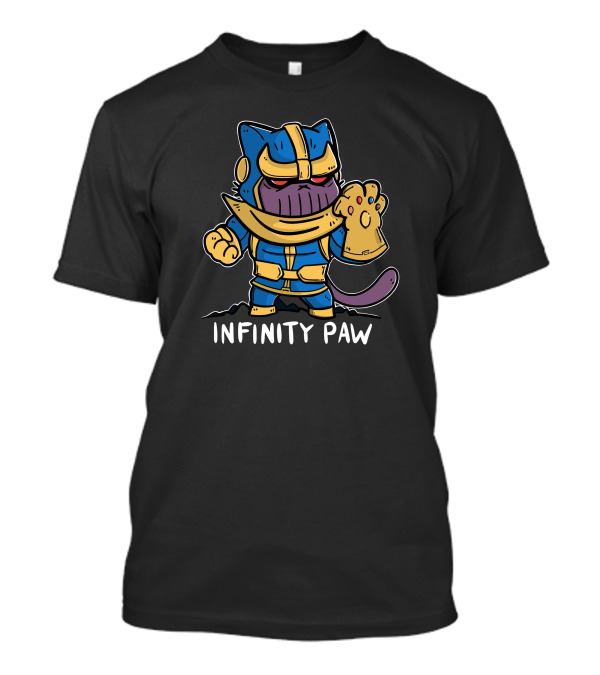Infinity Paw Cat Thanos T-Shirt