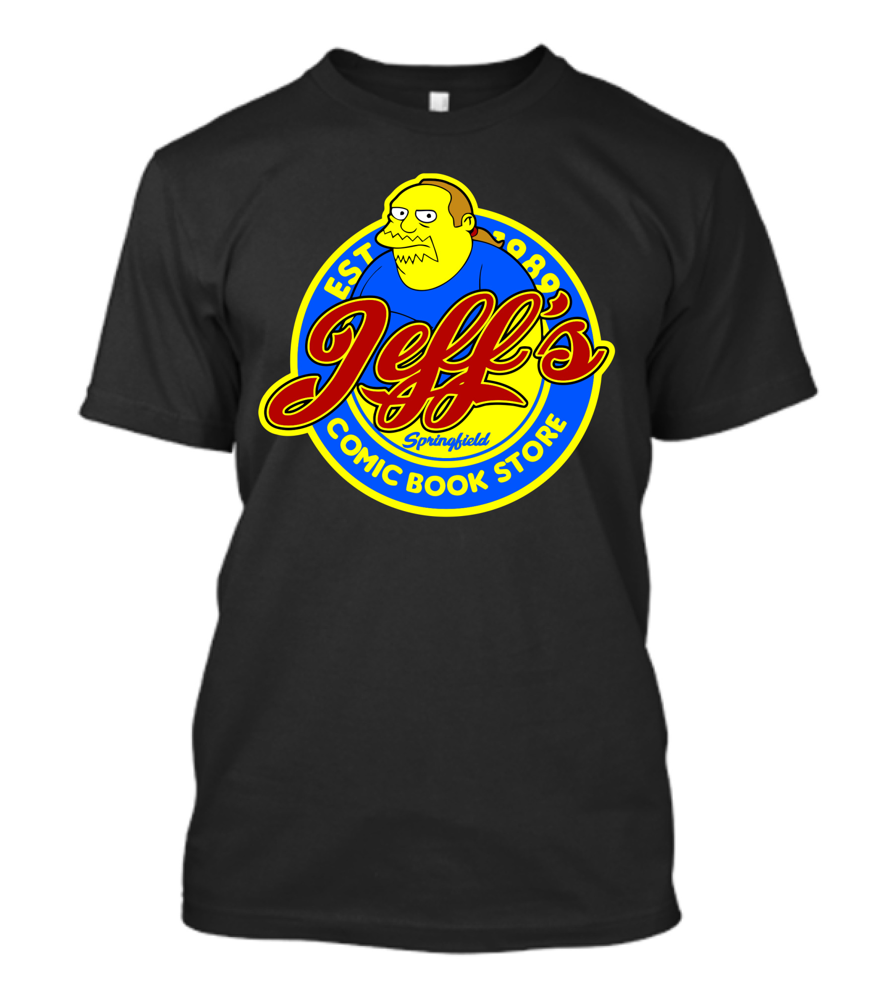 Jeff's Springfield Comic Book Store Est 1989 T-Shirt