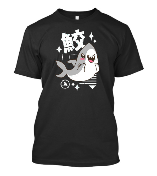 Kawaii Shark Sparkle T-Shirt
