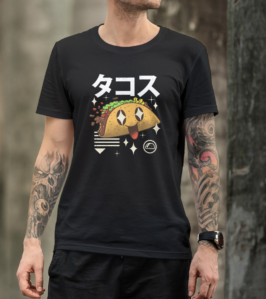 Kawaii Taco Sparkle Fun T-Shirt