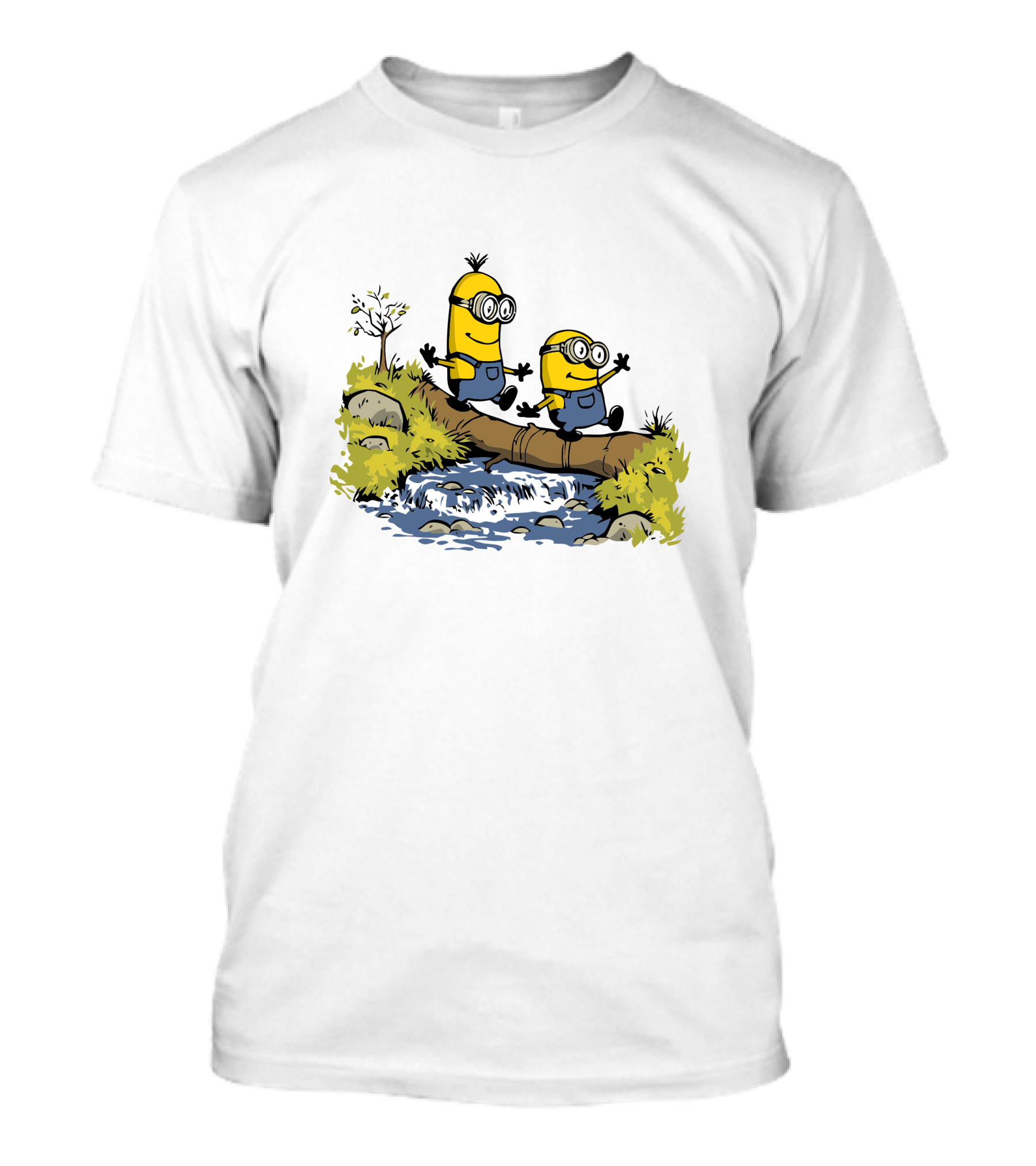 Kevin Bob New Minions Adventure Crossing Stream T-Shirt