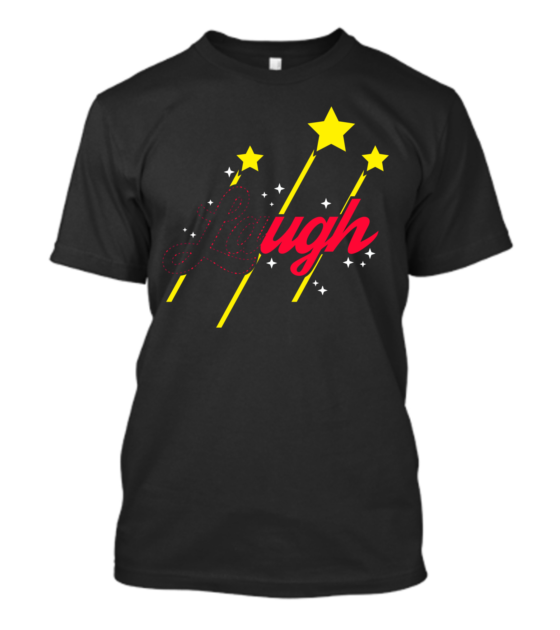 Laugh Stars Bright Yellow Stripe Magic T-Shirt