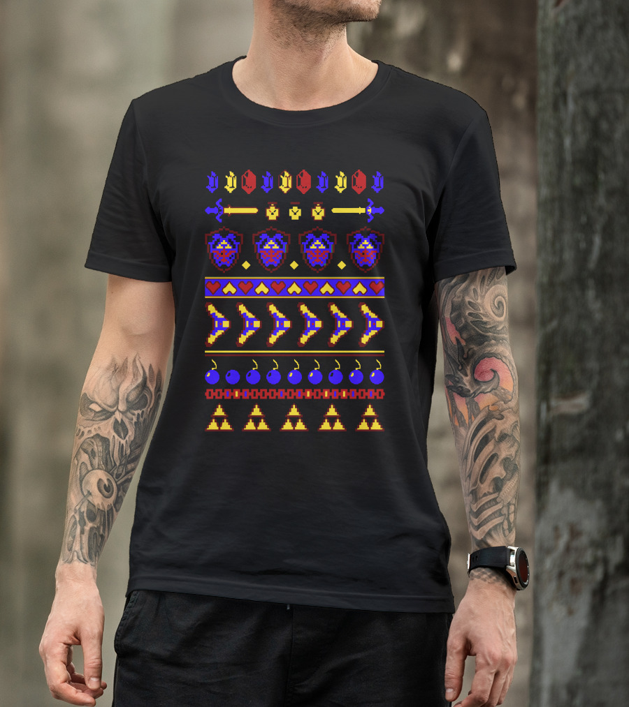 Link To Legend Triforce Christmas Past New T-Shirt