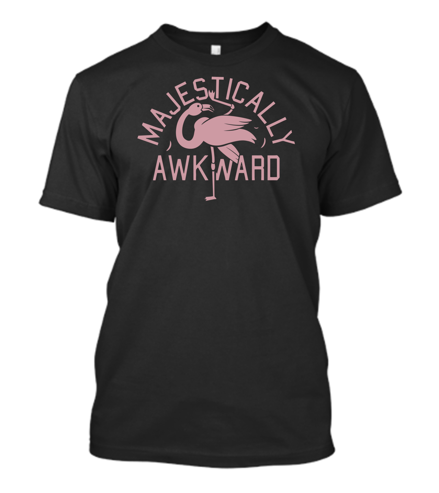 Majestically Awkward Flamingo Pose T-Shirt