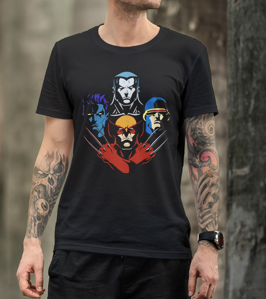 Mutant Rhapsody X-Men Wolverine Cyclops Nightcrawler Colossus T-Shirt