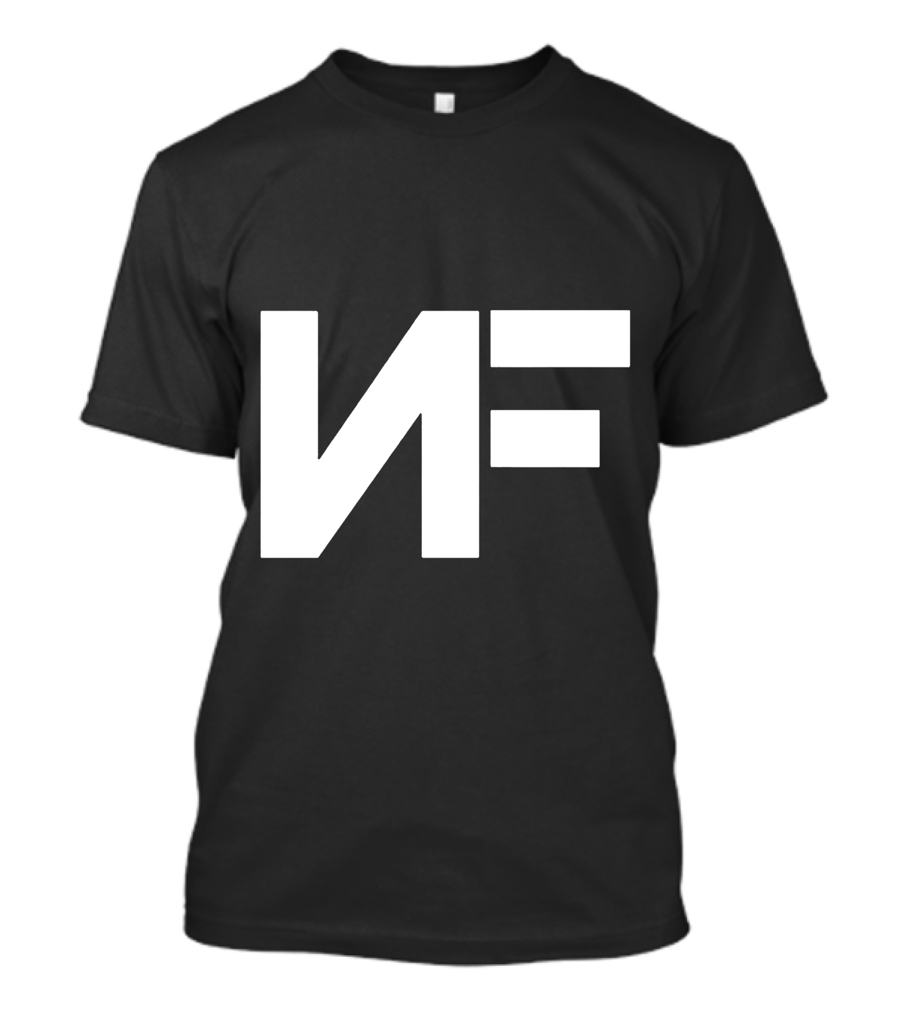 Nf Logo Black And White Minimalist T-Shirt