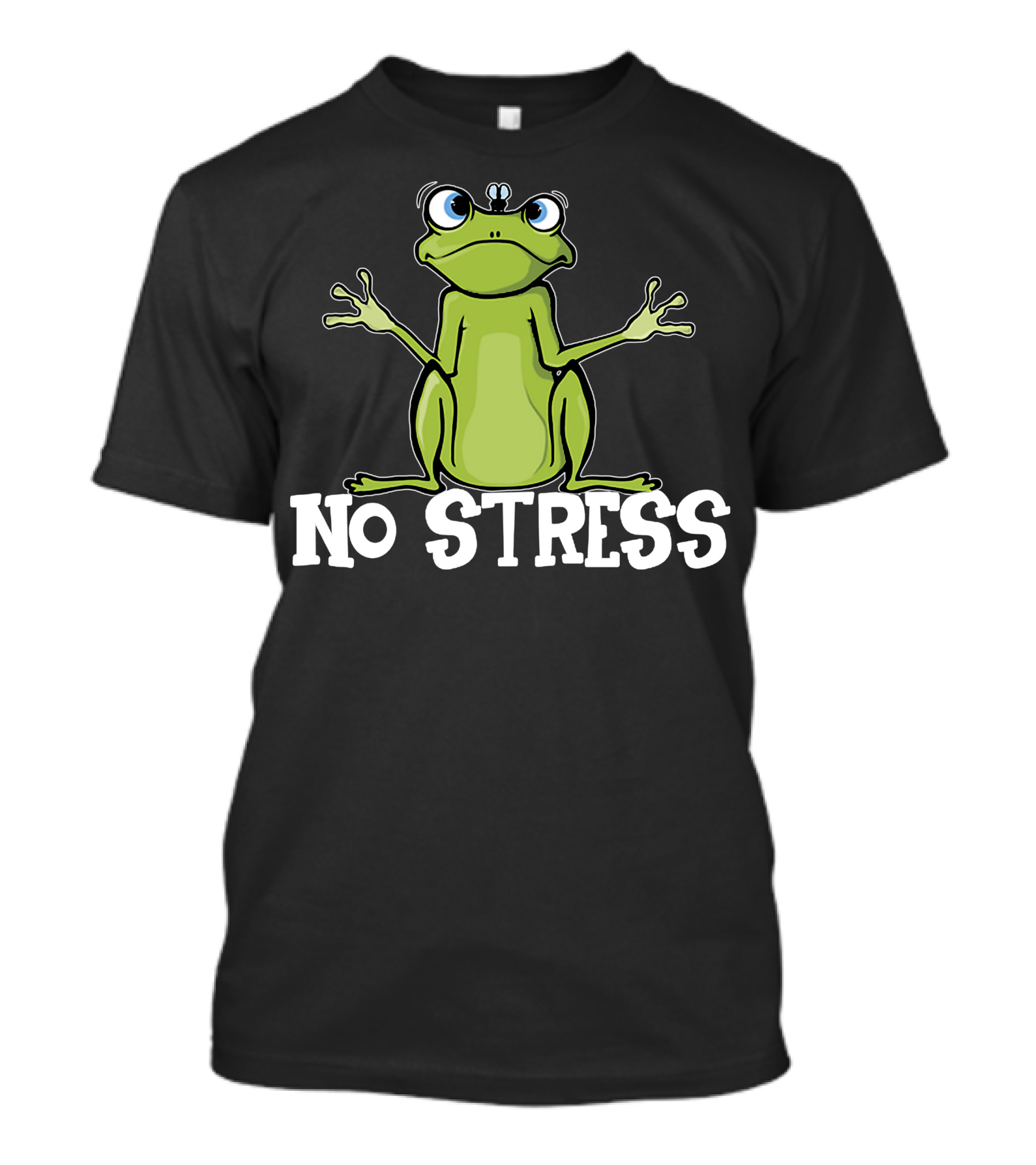 No Stress Frog Relaxation T-Shirt