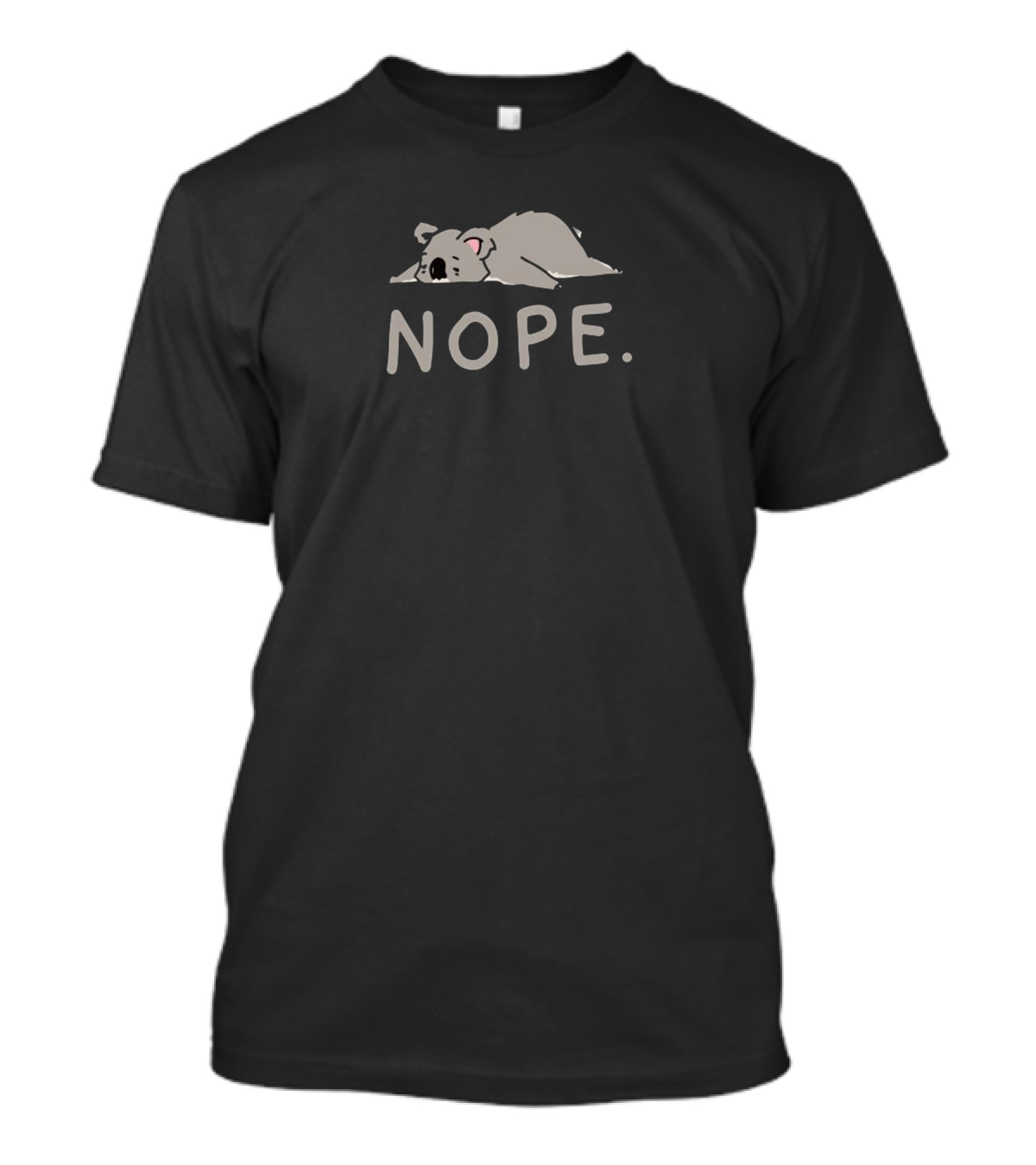 NOPE Koala Laying Down T-Shirt