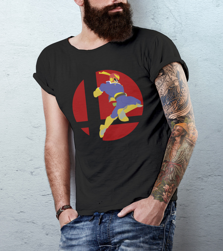 Super Smash Bros Captain Falcon Knee Attack T-Shirt