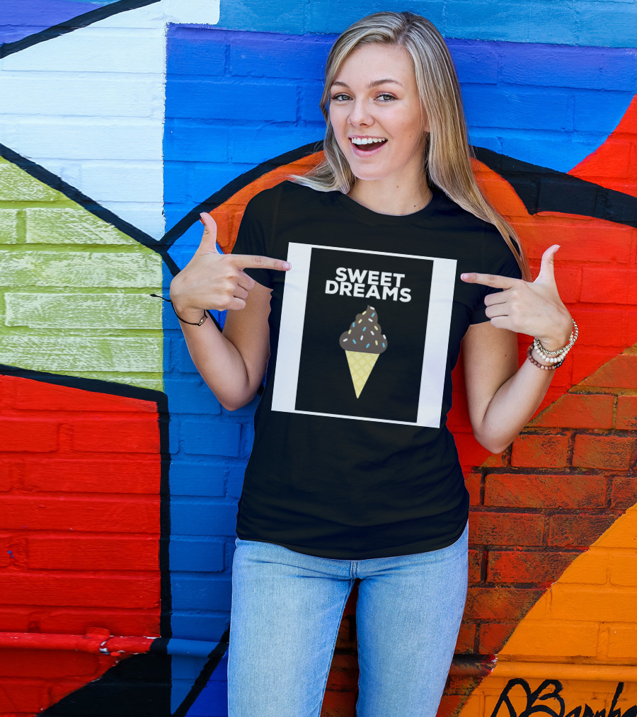 Sweet Dreams Ice Cream Cone Delight T-Shirt
