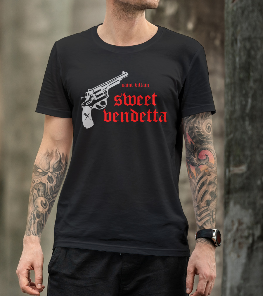 Saint Villain Sweet Vendetta Revolver T-Shirt