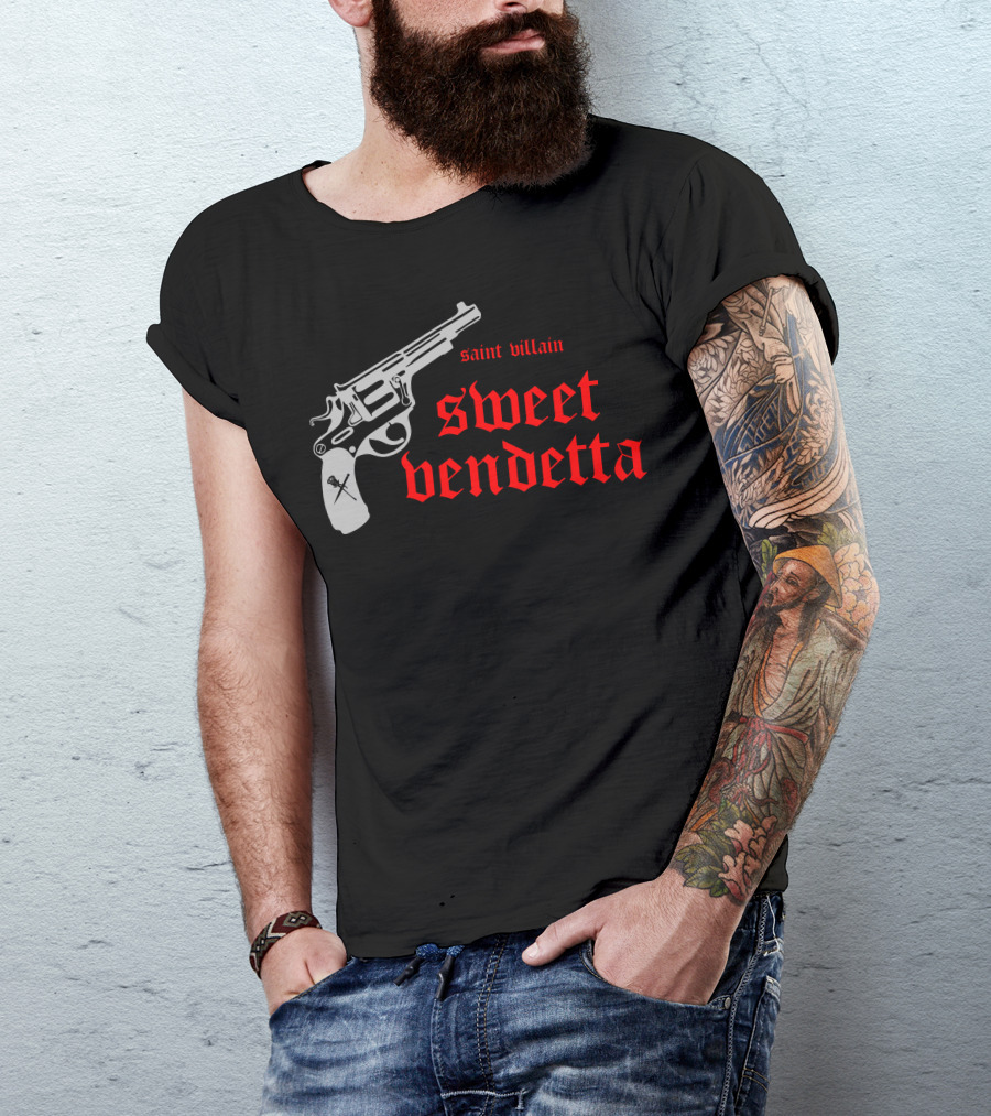 Saint Villain Sweet Vendetta Revolver T-Shirt