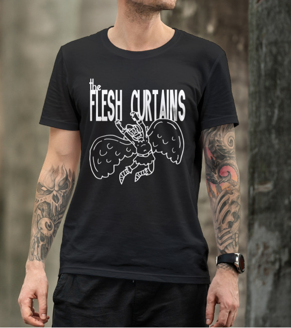 The Flesh Curtains Angel Wings T-Shirt