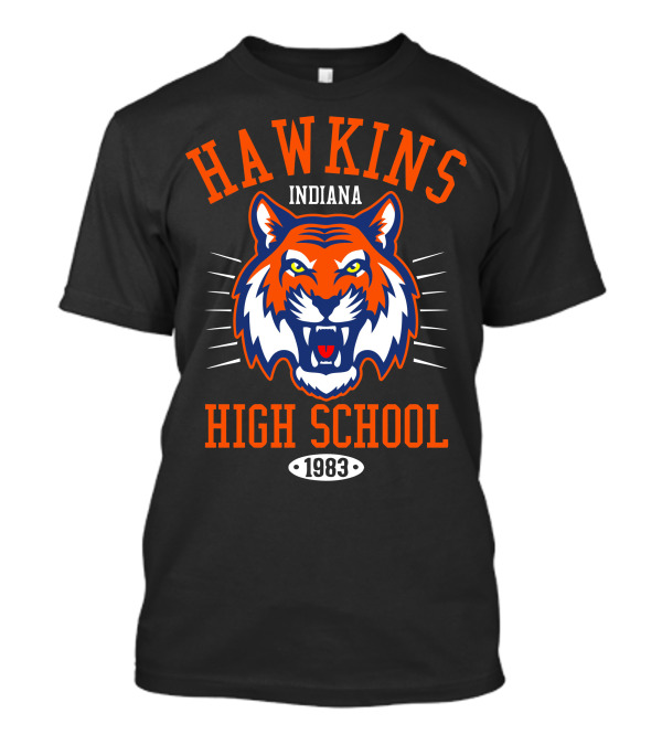 Hawkins Indiana High School 1983 Tigers T-Shirt