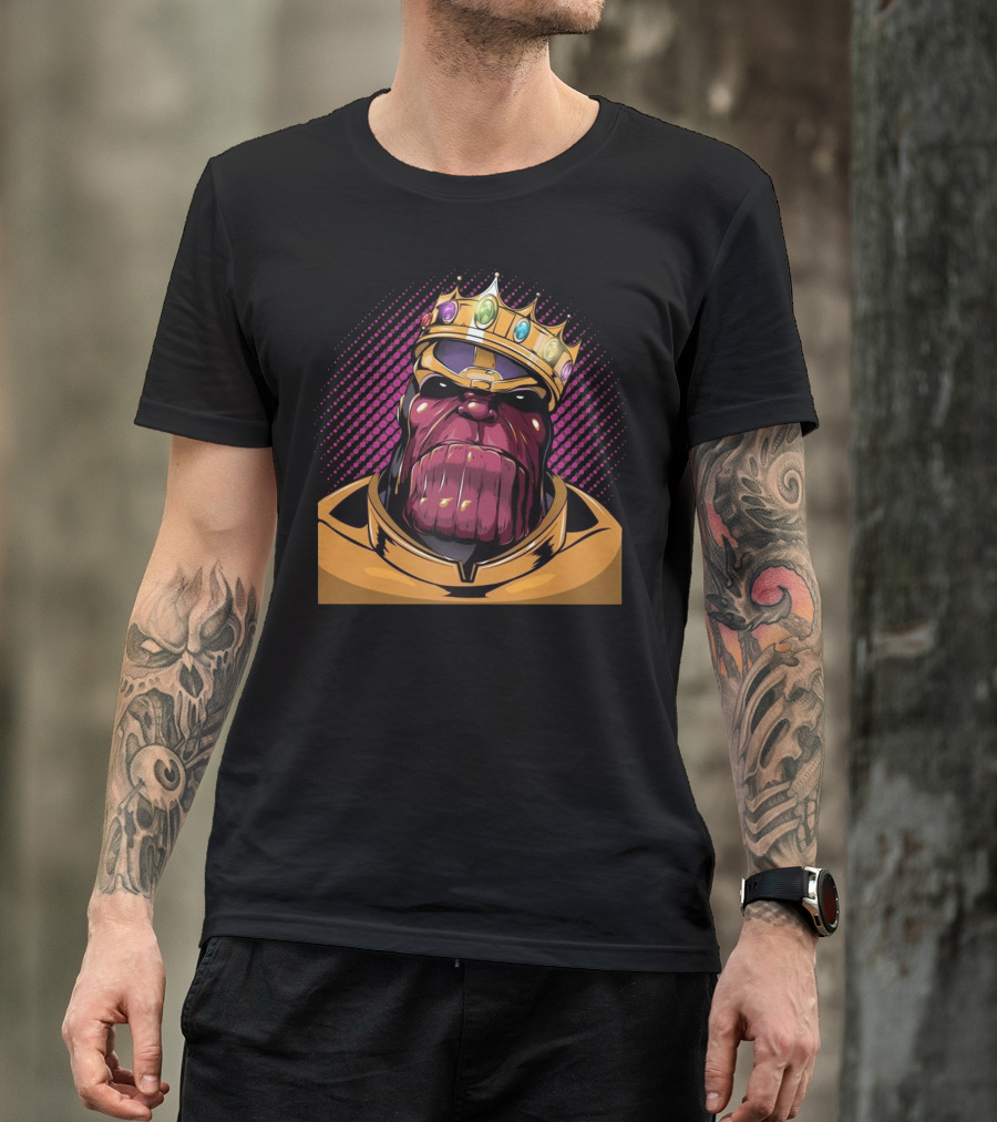 Titan Hot Gemstone Crowned Ruler T-Shirt
