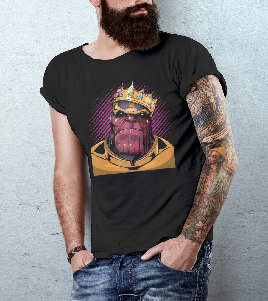 Titan Hot Gemstone Crowned Ruler T-Shirt