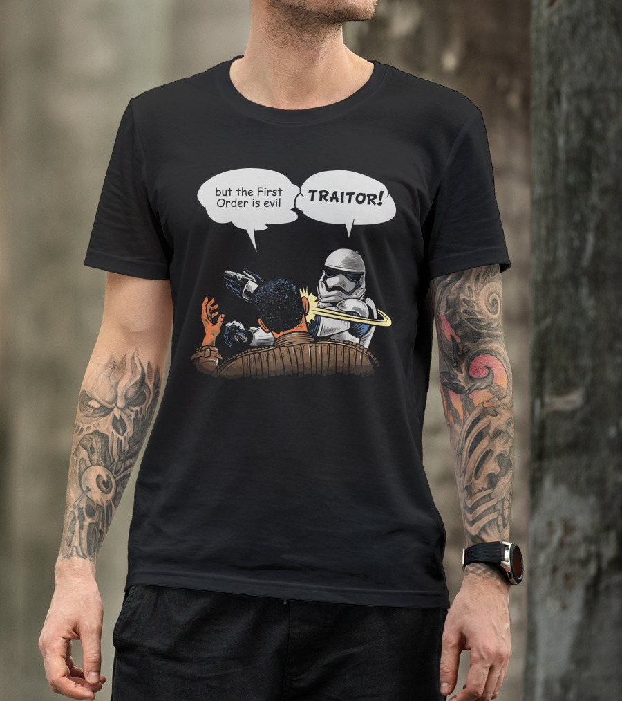 Traitor First Order Evil Comic Slap T-Shirt