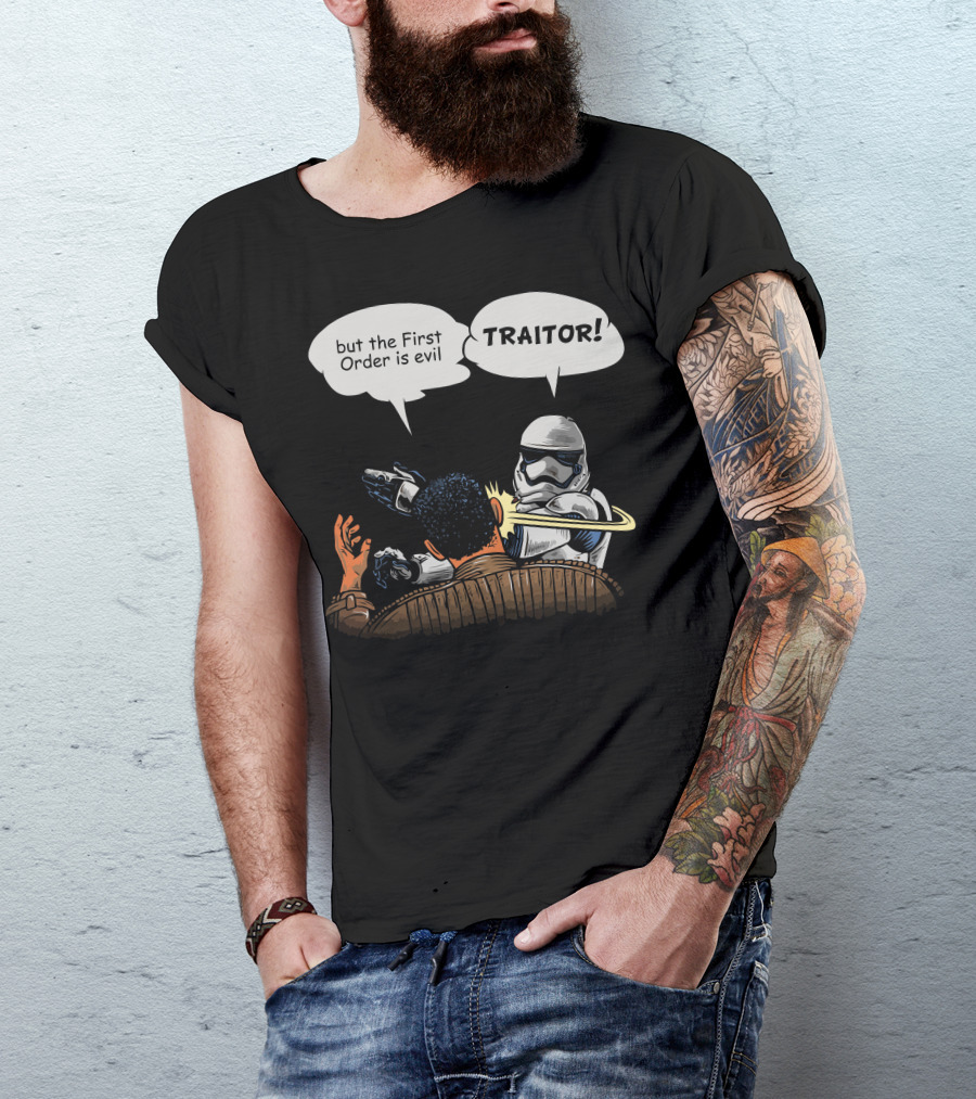 Traitor First Order Evil Comic Slap T-Shirt