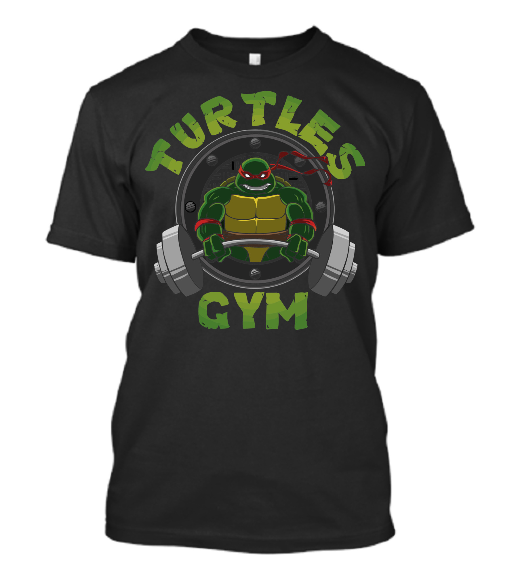 Turtles Gym Ninja Fitness Training Hero Security T-Shirt