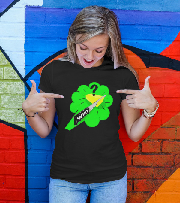 Who Cut The Cheese Knife Mystery Cloud T-Shirt