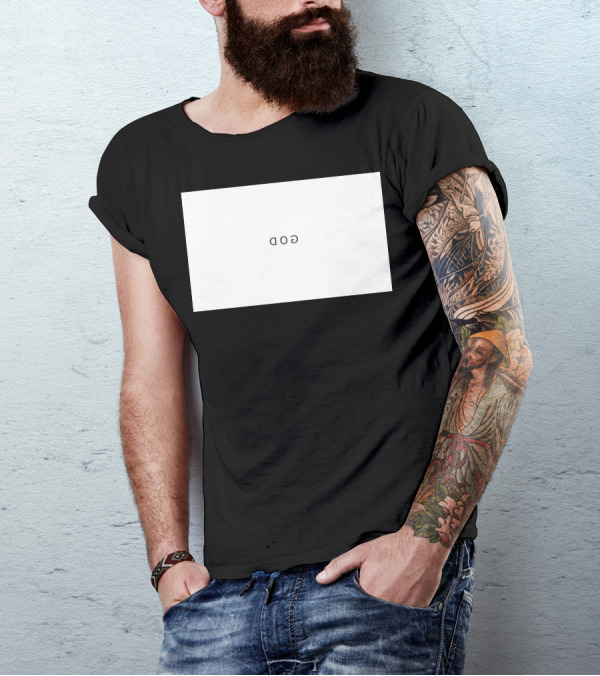 Reflection God Optical Illusion T-Shirt