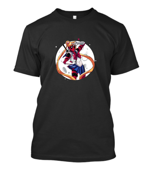 Sailorpool Deadpool Moon Cosplay Sailor Senshi Fusion T-Shirt